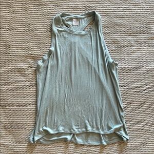 Athletes Light Green Tank Top